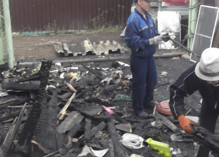 Вывоз мусора после пожара в квартире от 4000 руб