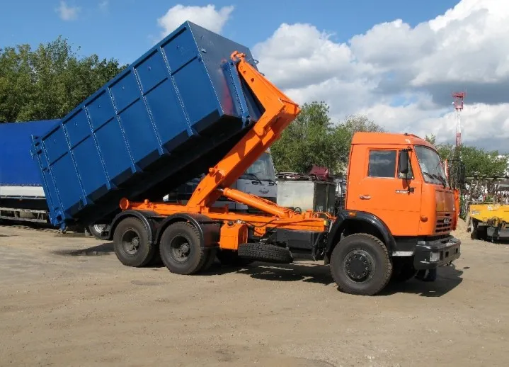 Вывоз мусора КАМАЗом мультилифтом (самосвалом) от 20000 руб.