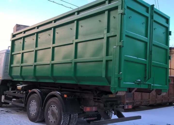 Вывоз мусора контейнером 27 м3 в Москве и МО от 29000 руб.